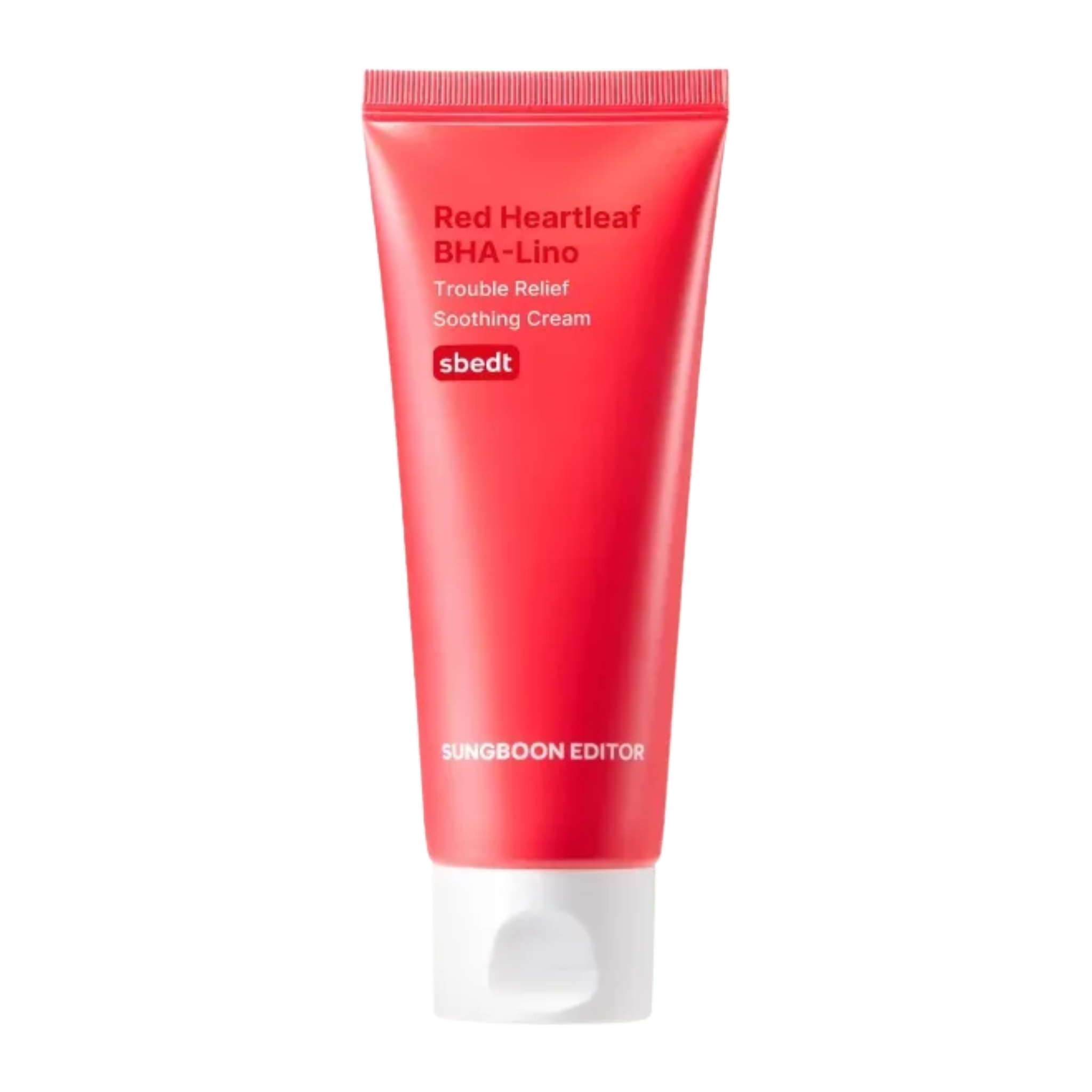 Успокаивающий крем SUNGBOON EDITOR Red Heartleaf BHA-Lino Trouble Relief Soothing Cream