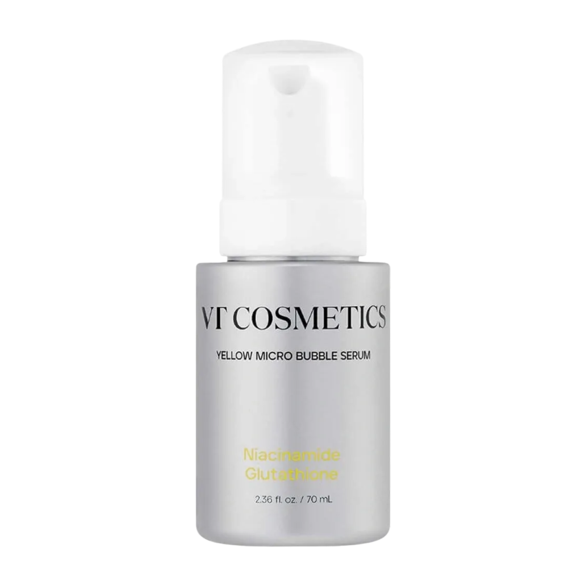 Пузырьковая сыворотка с 5% ниацинамида VT COSMETICS Niacinamide Glutathione Yellow Bubble Serum